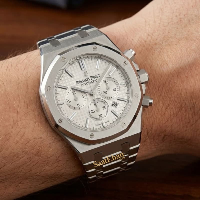 ساعت مردانه اودمار پیگه رویال اوک کوارتز AUDEMARS PIGUET ROYAL OAK APM007 — تصویر ۲