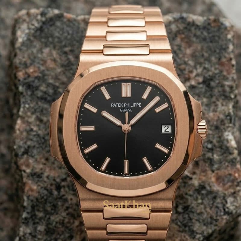 ساعت مردانه پتک فیلیپ ناتیلوس اتوماتیک موتور سوئیس PATEK PHILIPPE NAUTILUS PAM045 — تصویر ۳