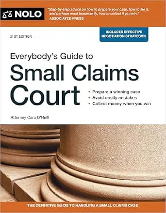 و دانلود نسخه کامل کتاب زبان اصلی Everybody’s Guide to Small Claims Court | دانلود کتاب خارجی