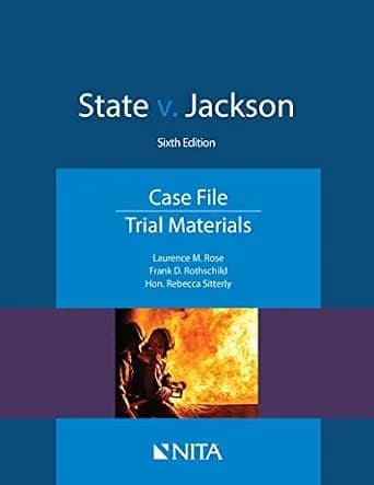 و دانلود نسخه کامل کتاب زبان اصلی State v. Jackson: Case File, Trial Materials (NITA) | دانلود کتاب خارجی
