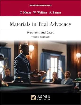 و دانلود نسخه کامل کتاب زبان اصلی Materials in Trial Advocacy: Problems and Cases (Aspen Coursebook Series) | دانلود کتاب خارجی