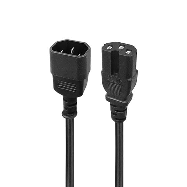کابل برق بک تو بک C13>>C15 شیار دار طول 1.5 متر