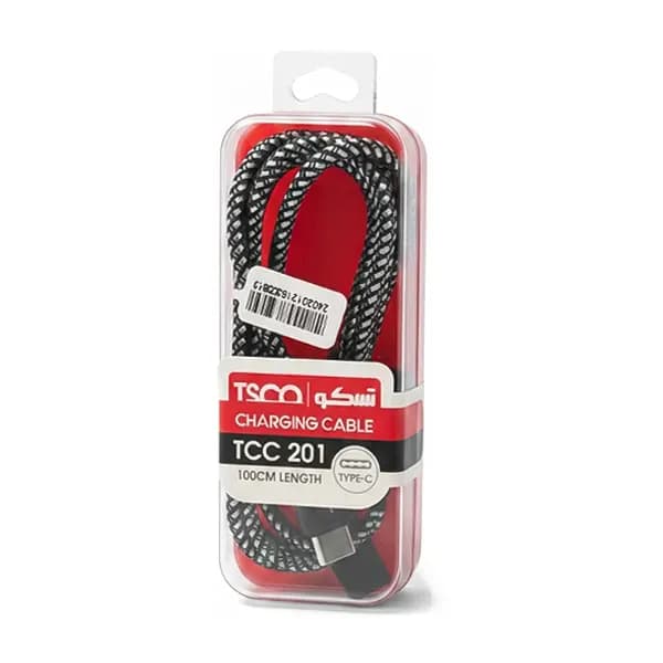 کابل تبدیل USB به Type-C تسکو مدل TC C201 طول 1 متر — تصویر ۲