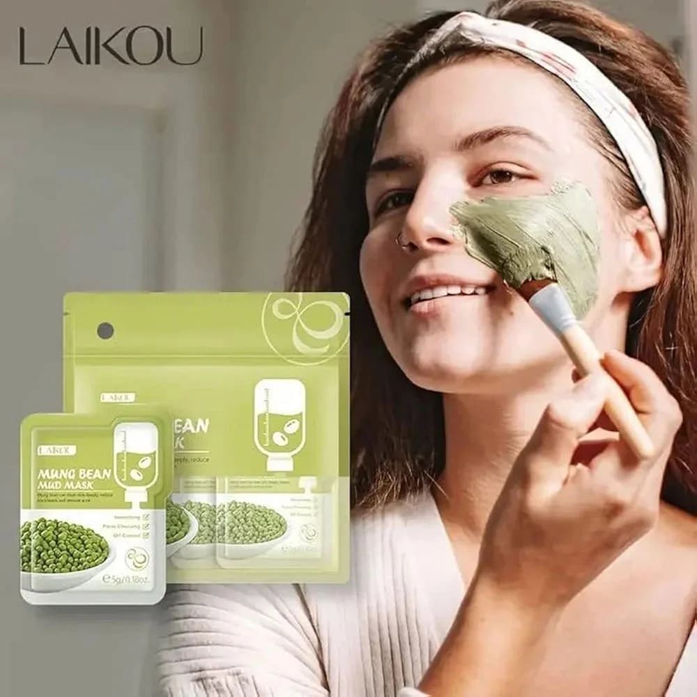 مود ماسک ساشه ای نخود سبز لایکو LAIKOU — تصویر ۵