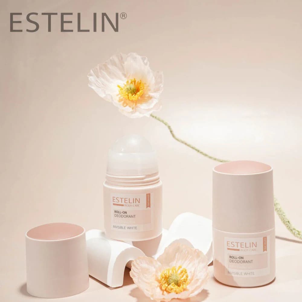 مام رول ضدتعریق و دئودورانت زنانه استلین مدل Invisible White حجم 50 میل — تصویر ۴