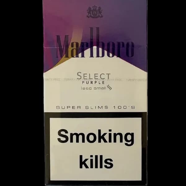 سیگار مارلبرو لس اسمل سلکت پرپل اسموک Marlboro select purple less smell smoke