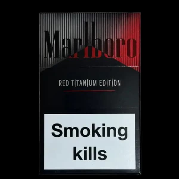 سیگار مارلبرو قرمز تیتانیوم ادیشن اسموک Marlboro red titanium edition smoke