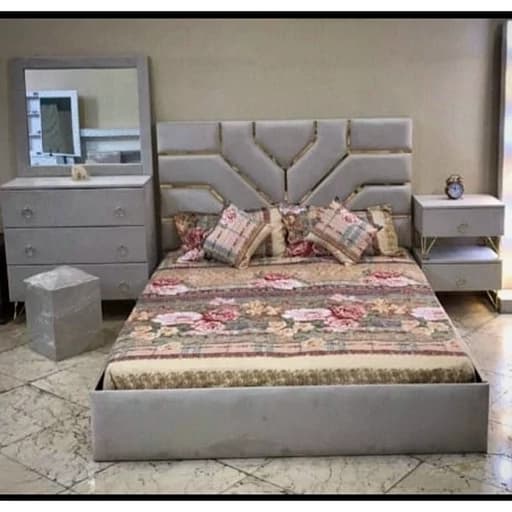 سرویس خواب دونفره مدل سه کشو مبلمان فرنا مدل 1144777
