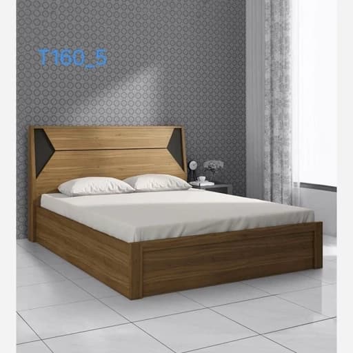 تخت دونفره 160 در 200 با کفه تخت مبلمان فرنا مدل 1144773