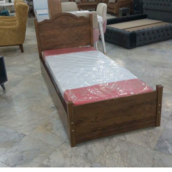تخت خواب تک نفره بدون لوازم مبلمان فرنا مدل 1144698 — تصویر ۳