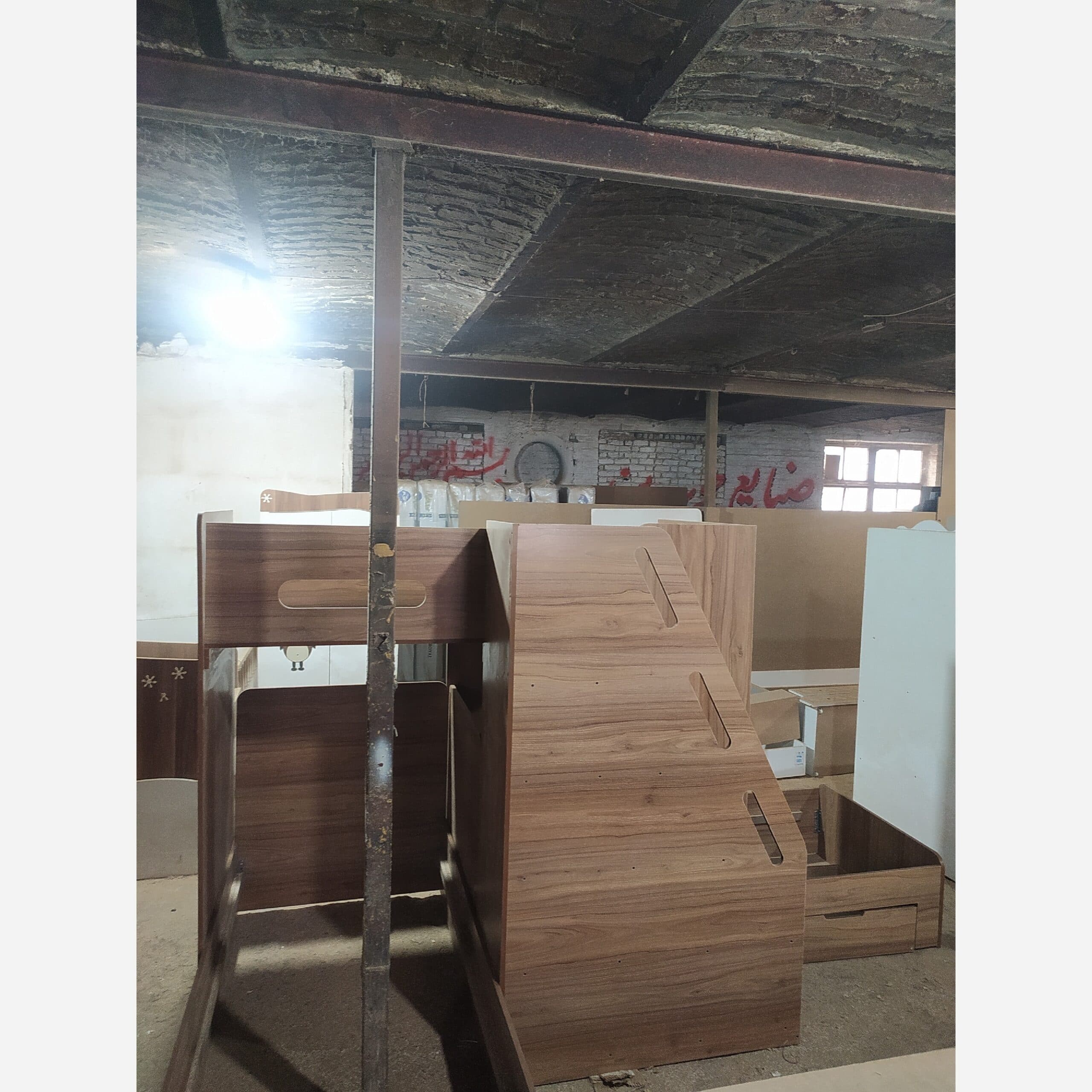 تخت دوطبقه 2طبقه سه نفره کمجا پارادایس مبلمان فرنا مدل 1144694 — تصویر ۳