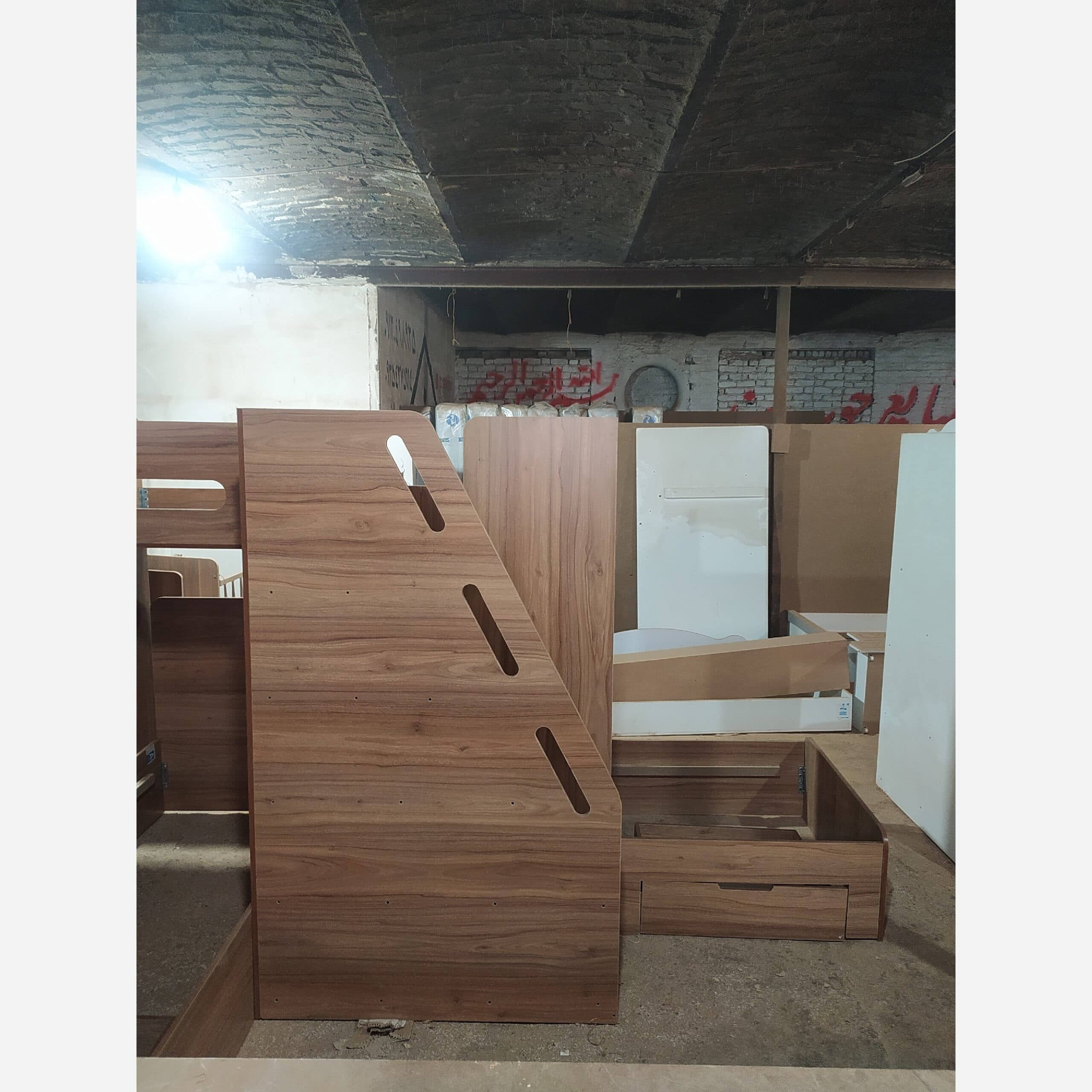 تخت دوطبقه 2طبقه سه نفره کمجا پارادایس مبلمان فرنا مدل 1144694 — تصویر ۲