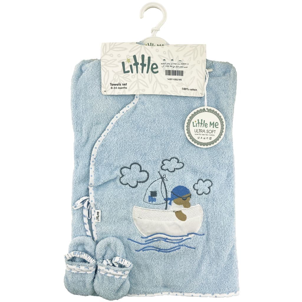 حوله تن پوش کلاه دار خرس ملوان لیتل می Little Me