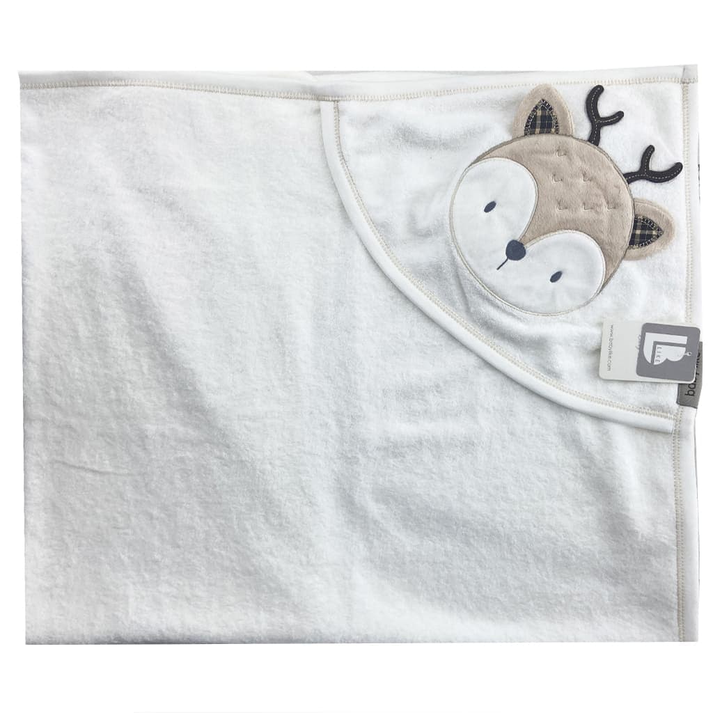 حوله چهارگوش کلاه دار طرح گوزن Baby like — تصویر ۳
