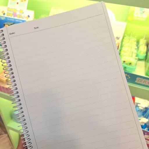دفتر 100 برگ مینیمال رنگی — تصویر ۲