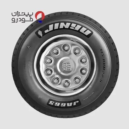 لاستیک جینیو 12/24 گل جلو JA665 [تاریخ 2026] — تصویر ۳