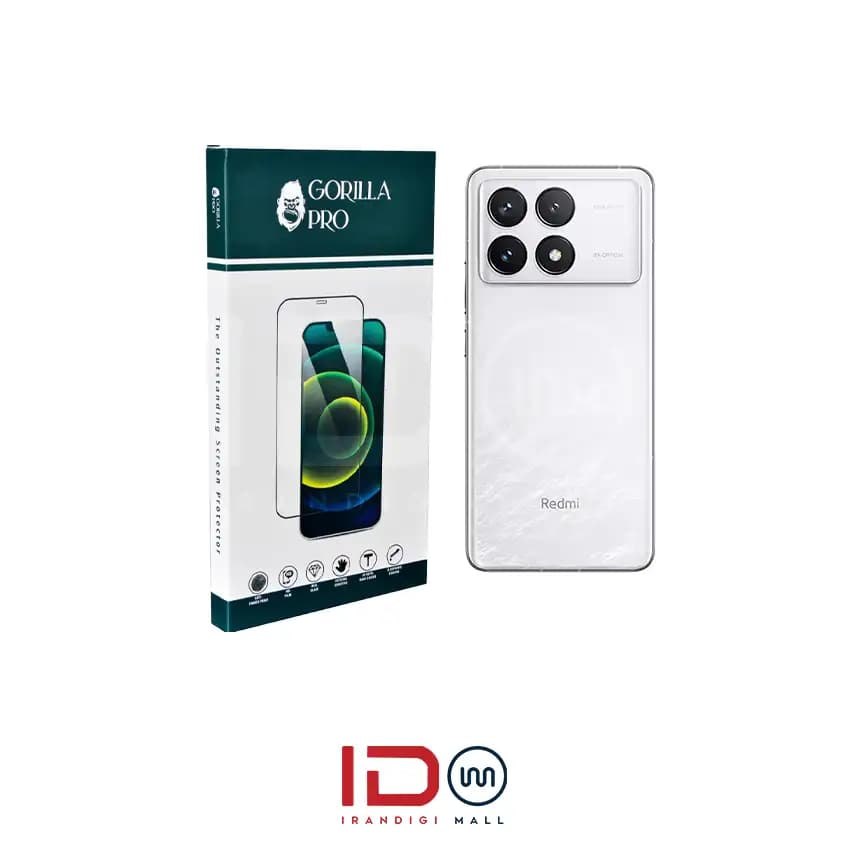 گلس و محافظ هیدروژلی (شفاف) بدنه گوشی شیائومی مدل Redmi K70