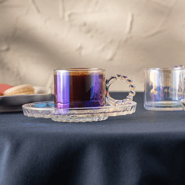 سرویس قهوه خوری 6 نفره امسان مدل Muhabbet — تصویر ۳