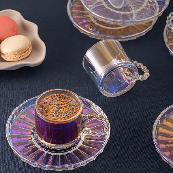 سرویس قهوه خوری 6 نفره امسان مدل Muhabbet — تصویر ۶