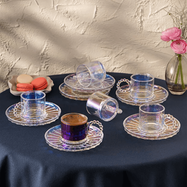 سرویس قهوه خوری 6 نفره امسان مدل Muhabbet — تصویر ۸