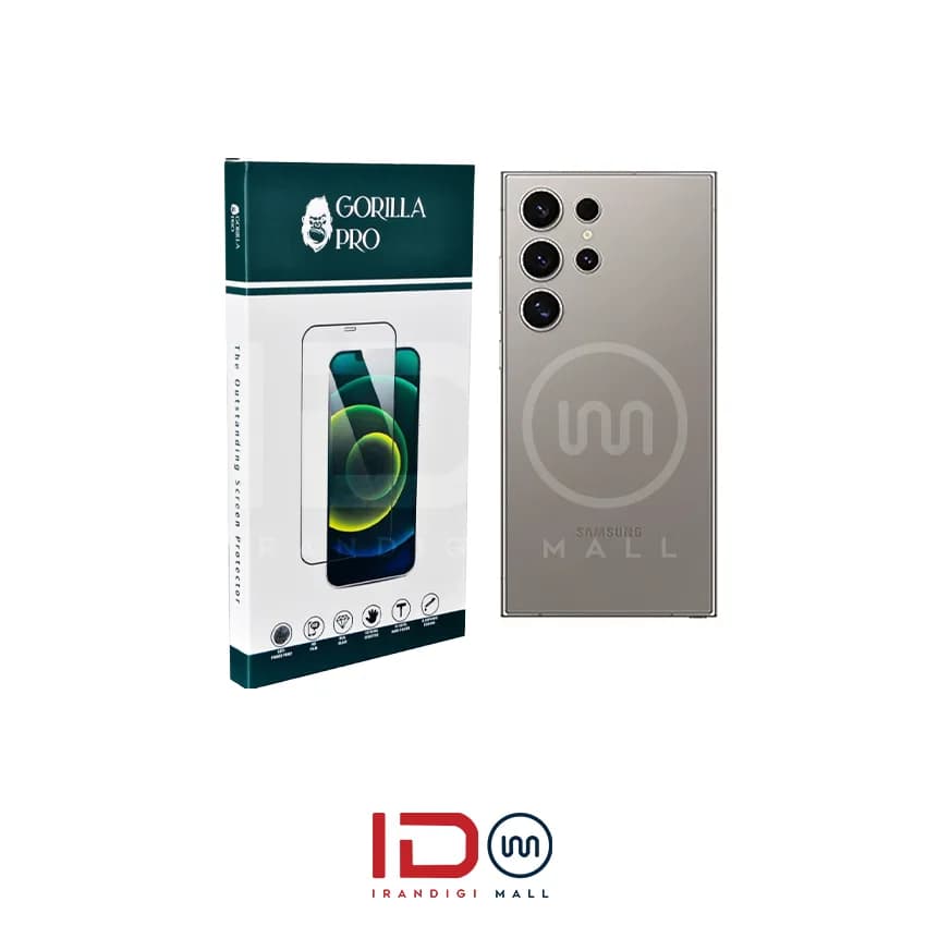 گلس و محافظ هیدروژلی (مات) بدنه گوشی سامسونگ مدل Galaxy S24 Ultra