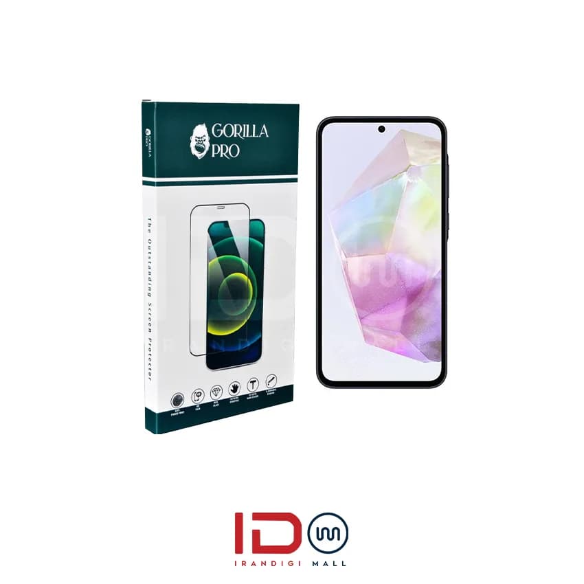 گلس و محافظ هیدروژلی (شفاف) بدنه گوشی سامسونگ مدل Galaxy A35 — تصویر ۲