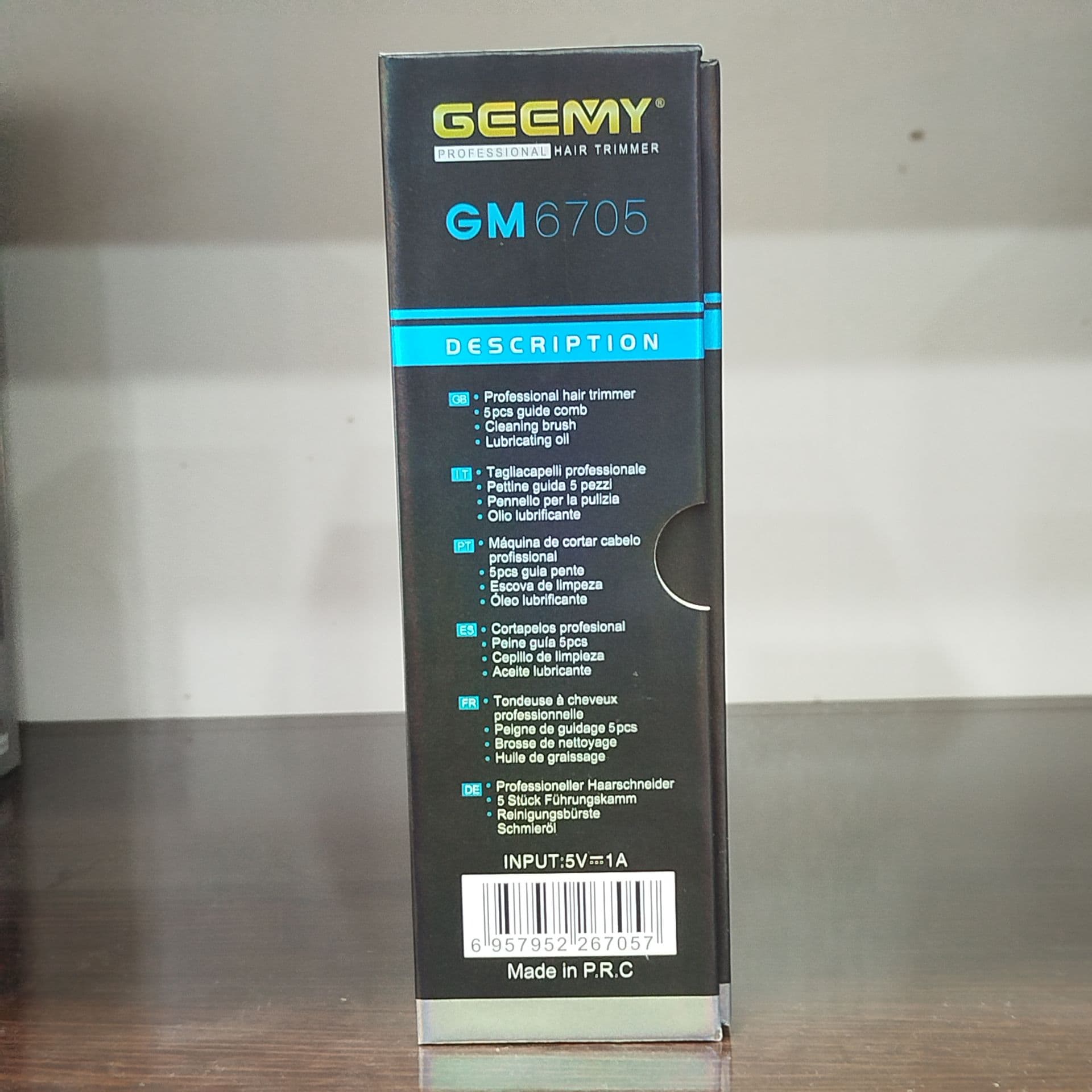 ماشین اصلاح جیمی مدل GM6705 با تیغه استیل ضد زنگ — تصویر ۲