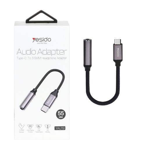 مبدل USB-C به جک 3.5 میلی متری یسیدو مدل YAU19 — تصویر ۴