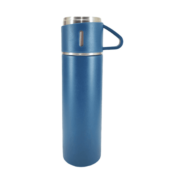 فلاسک کادویی Vacuum flask set گنجایش 0.5 لیتر به همراه 3 عدد لیوان — تصویر ۲