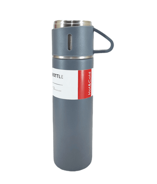 فلاسک کادویی Vacuum flask set گنجایش 0.5 لیتر به همراه 3 عدد لیوان — تصویر ۳