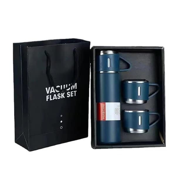 فلاسک کادویی Vacuum flask set گنجایش 0.5 لیتر به همراه 3 عدد لیوان — تصویر ۸