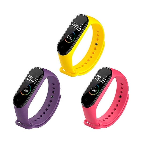 بند سیلیکونی مناسب برای مچ بند هوشمند شیائومی mi band 3/4 — تصویر ۵