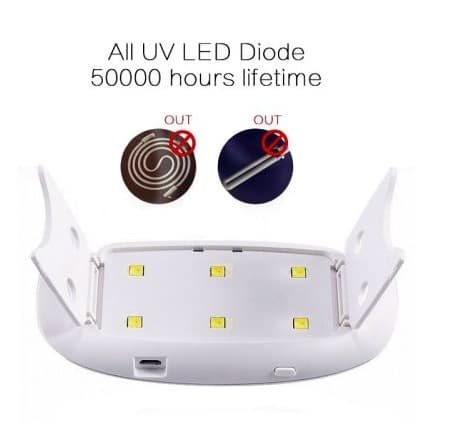 لاک خشک کن sun mini مدل UVled — تصویر ۸