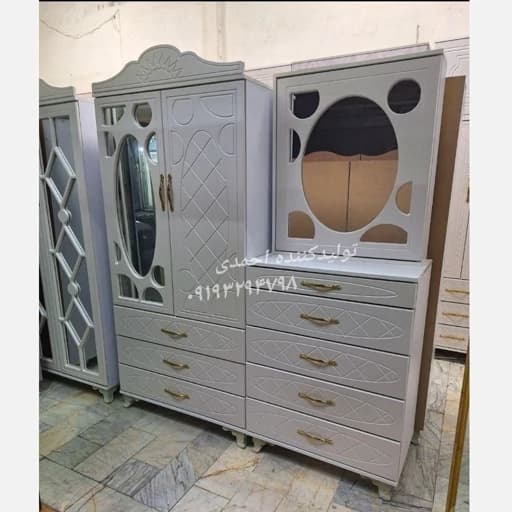 کمدلباس ست میز آرایش پرستو کار زیبا پرفروش مبلمان اورلین مدل 976025