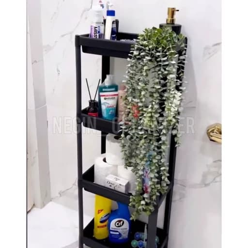 شلف حمام سه طبقه مبلمان اورلین مدل 976010