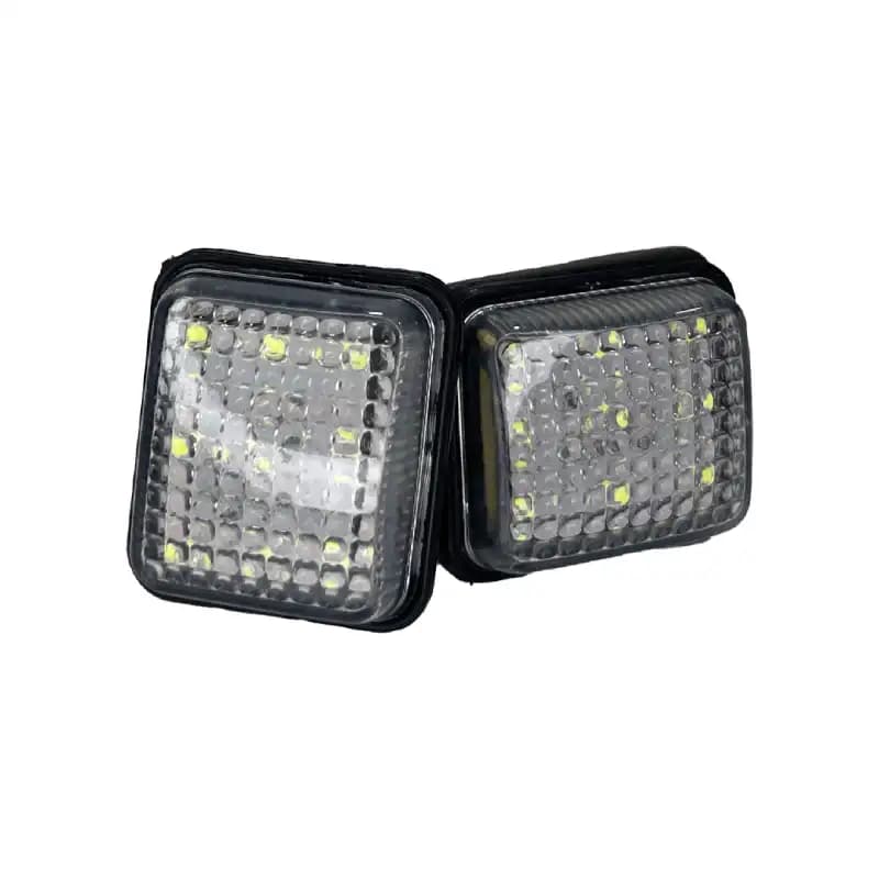 راهنما روی گلگیر LED پژو سفید