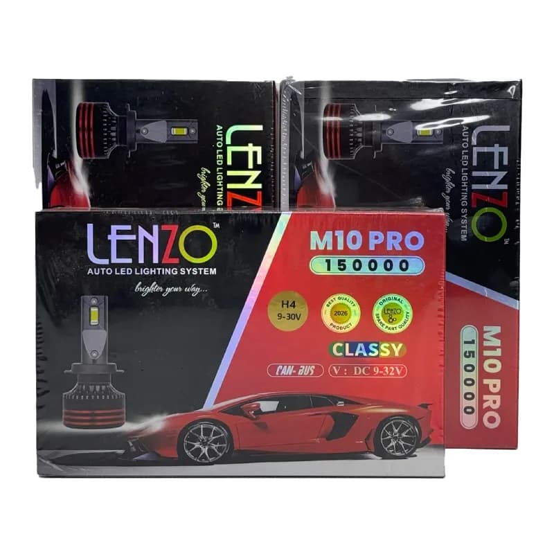 هدلایت LENZO مدل M10 PRO پایه H4 — تصویر ۳