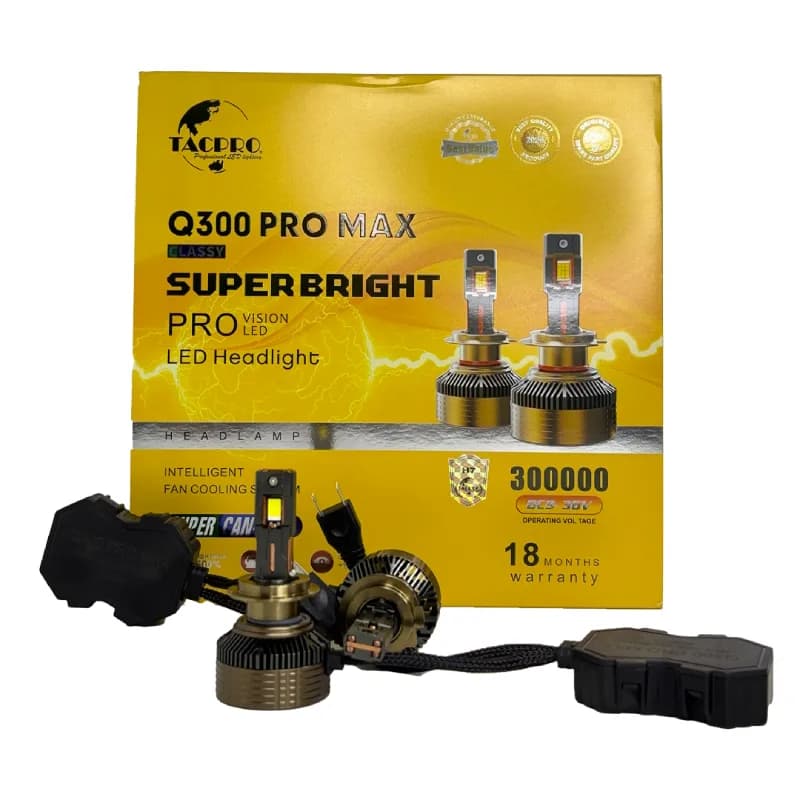 هدلایت LENZO مدل Q300 PLUS پایه H7