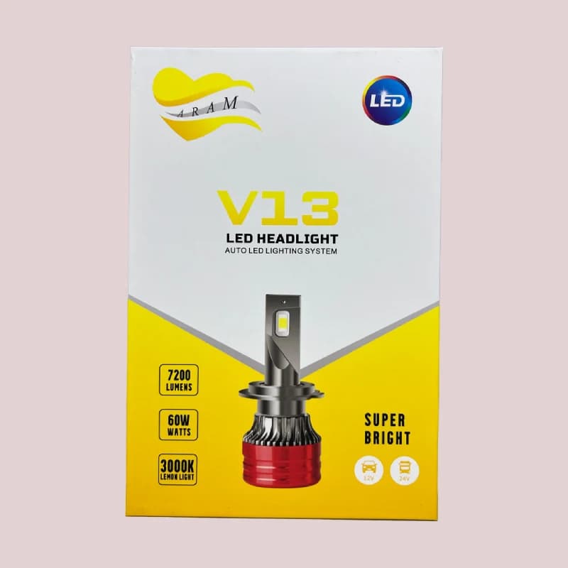 هدلایت DELL مدل V13 لیمویی پایه H4 — تصویر ۳