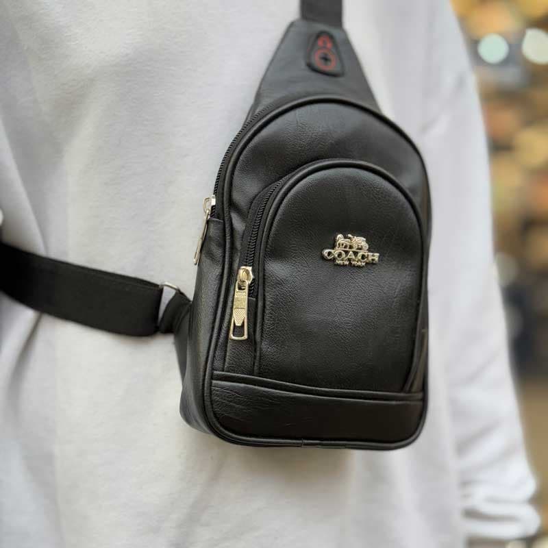 بادی بگ چرمی Coach کد 179 — تصویر ۲