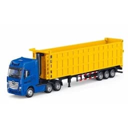 ماکت فلزی کامیون تریلی کمپرس هوینا مدل Trailer Truck برند آیتم 1731 اسباب بازی ماشین فلزی کلکسیونی دکور — تصویر ۲