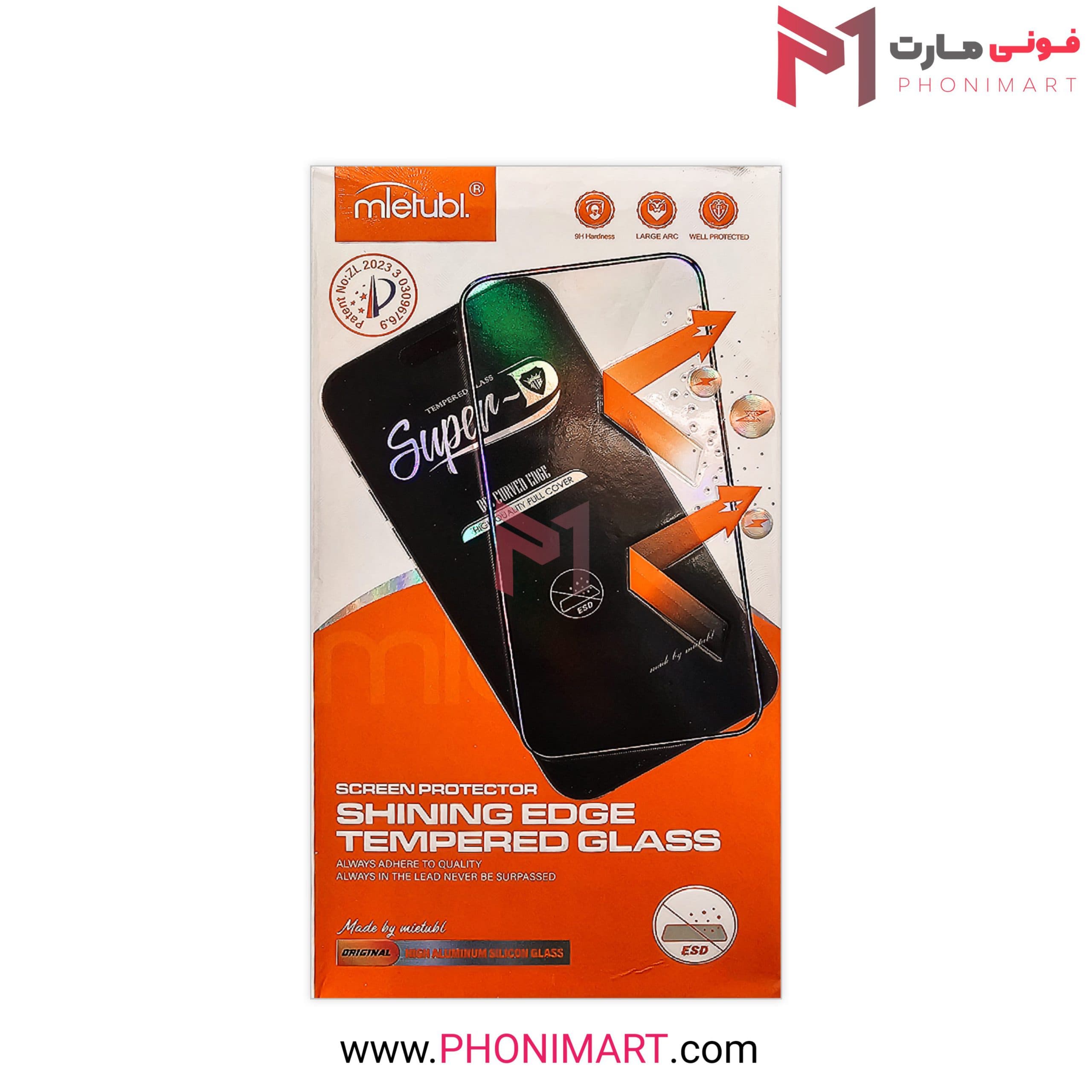 گلس شیشه ای تقویتی iPhone 15 Pro برند Super D — تصویر ۲