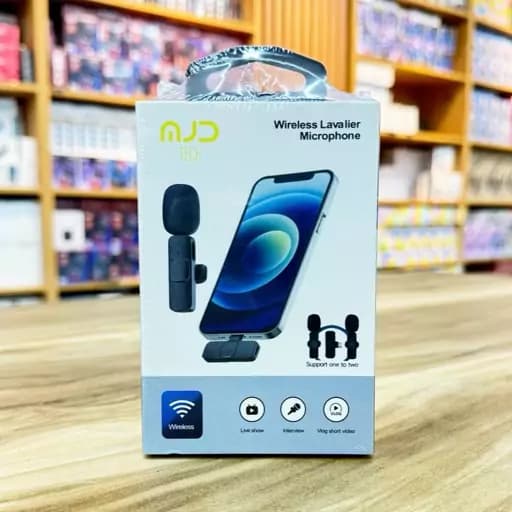 میکروفون وایرلس MJD TYPE-C به همراه تبدیل لایتنینگ — تصویر ۲