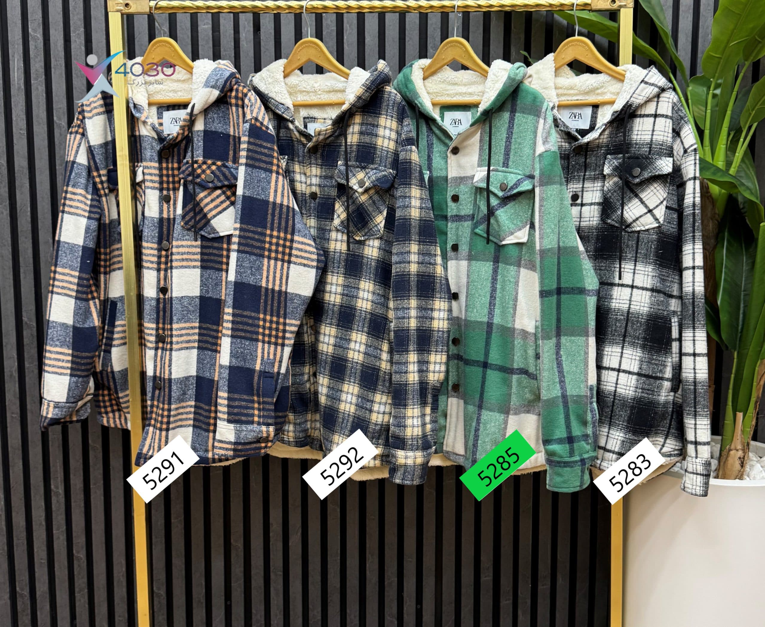 سویشرت کاپشنی ZARA سایزبزرگ ( 5285 ) — تصویر ۴