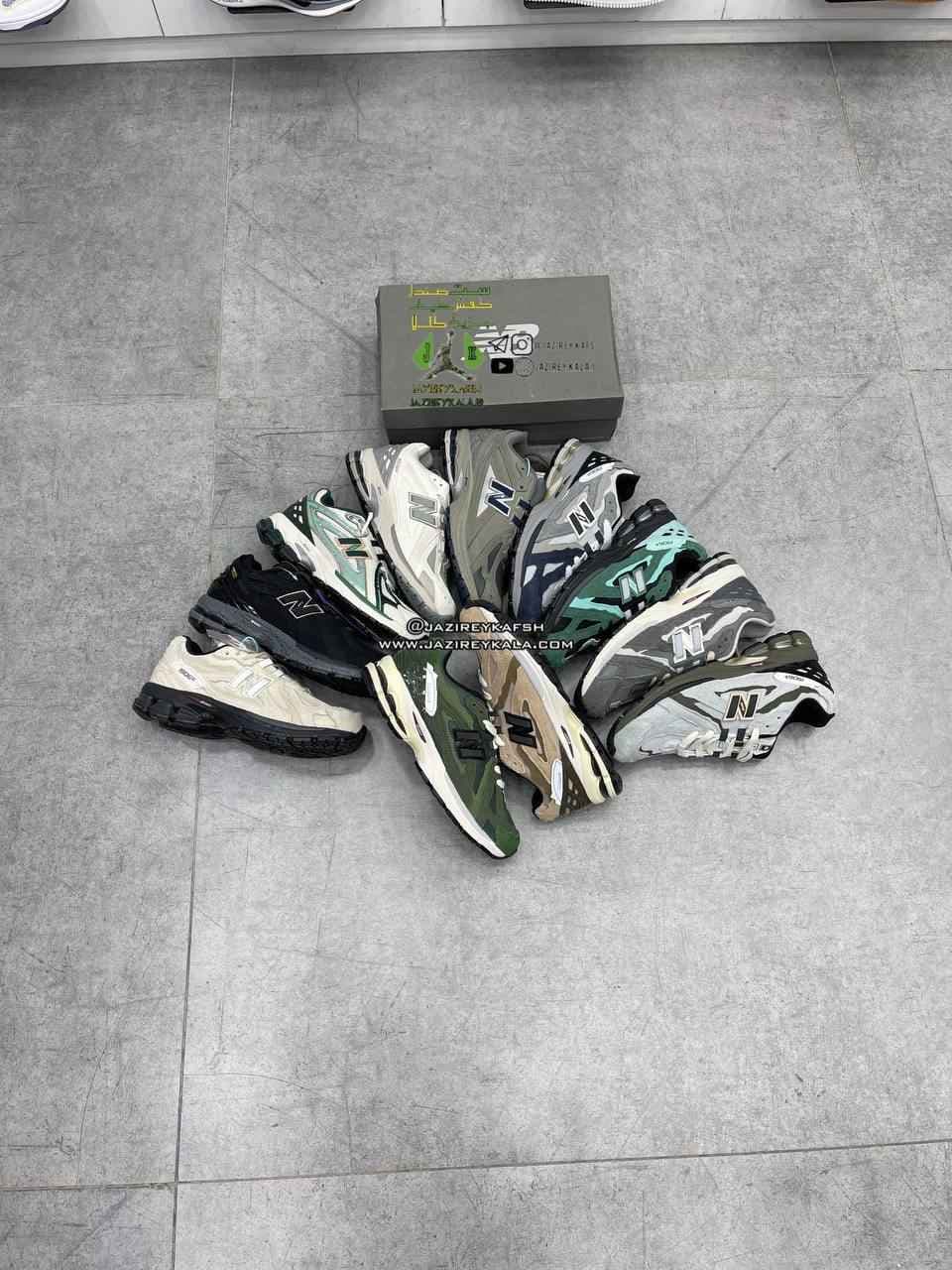 کتانی نیوبالانس 1906 ست newbalance سفید و سبز — تصویر ۵