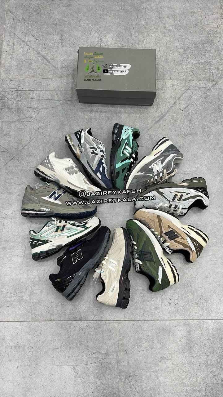 کتانی نیوبالانس 1906 ست newbalance سفید و سبز — تصویر ۴