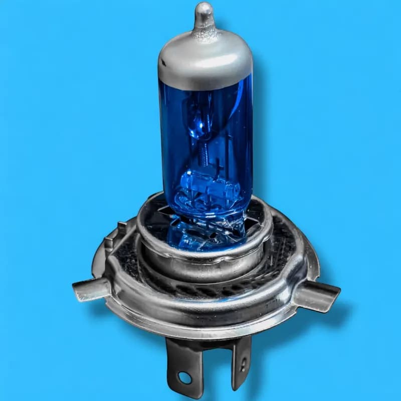 لامپ نور پایین و نور بالا چراغ جلو تک حالته بست یدک مدل یخی پایه H4 مناسب برای برلیانس H220 و H230 بسته ۲ عددی — تصویر ۴