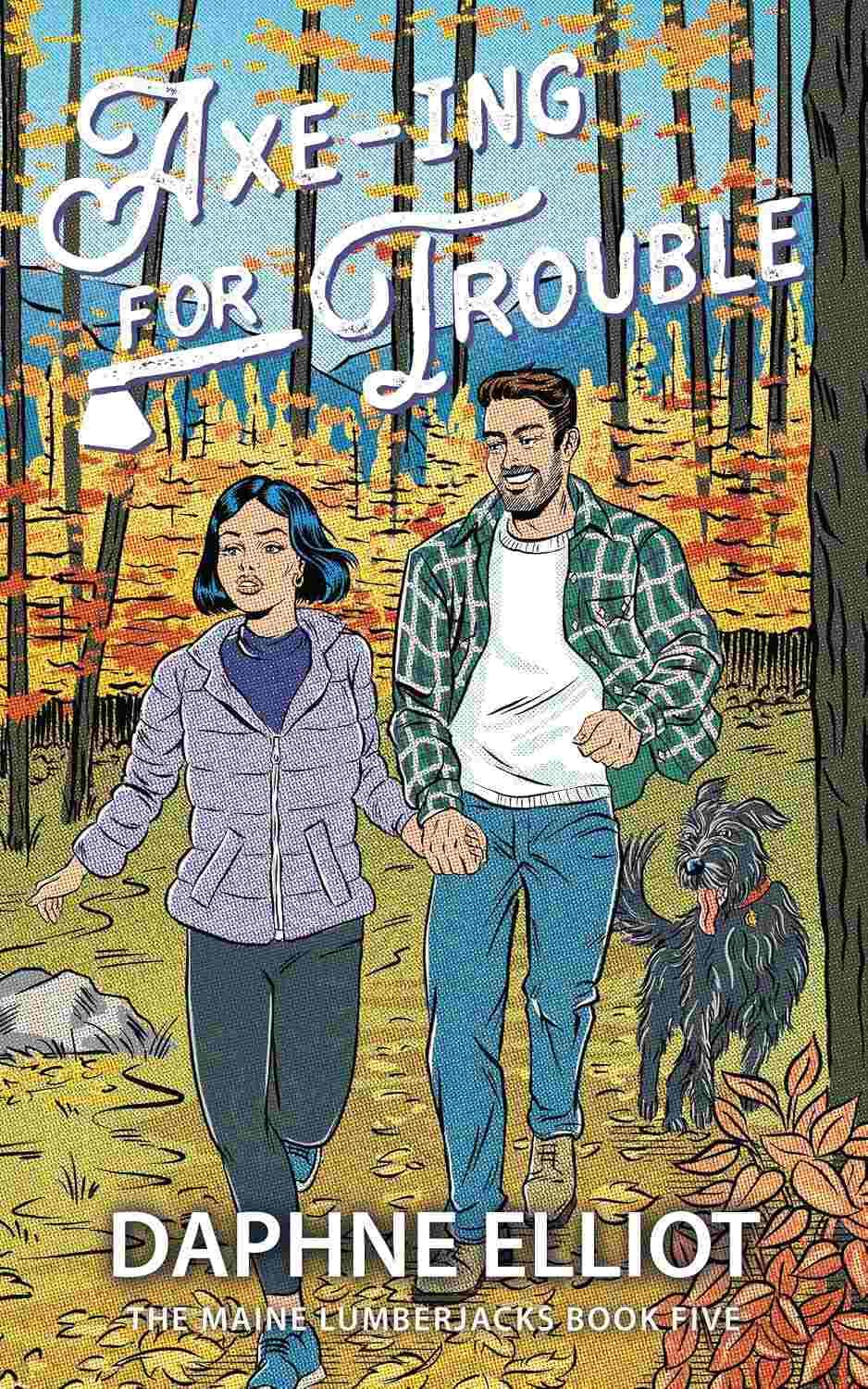 کتاب دردسر با تبر (Axe-ing for Trouble) نسخه انگلیسی PDF | دافنه الیوت