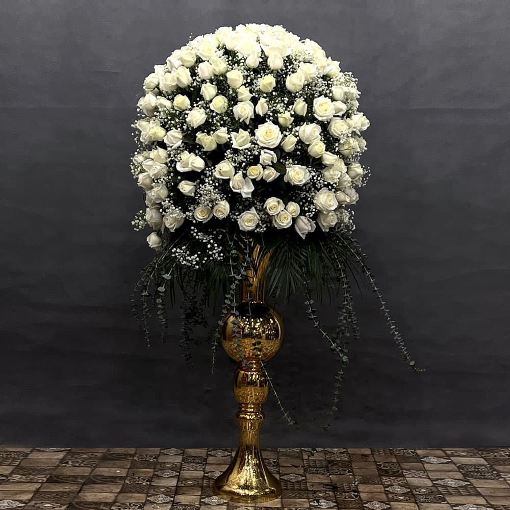 جام گل رز سفید