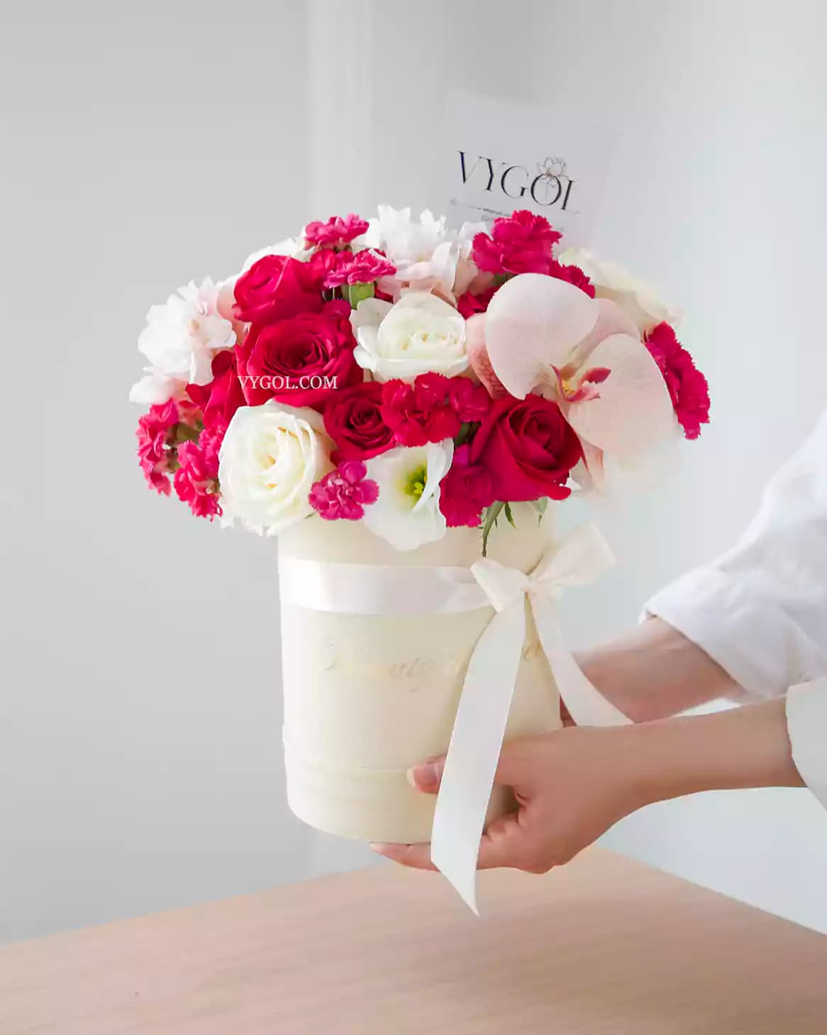 باکس گل vanilla coral | ویگُل